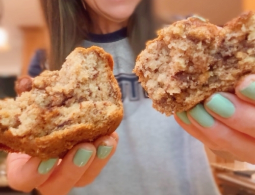 Cinnamon Swirl Banana Muffins