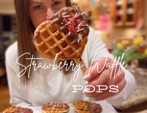 Strawberry Waffle Pops